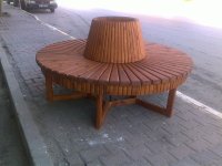Ahşap Oturma Bankları 09