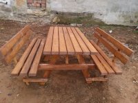 Ahşap Oturma Bankları 14